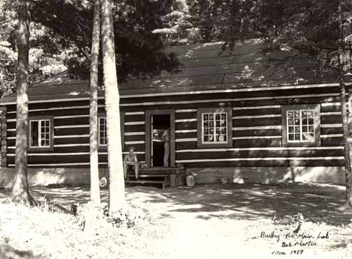 1937 log lab photo