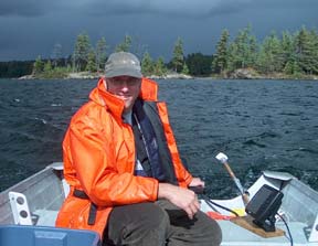 Acoustics surveying on Louisa Lake